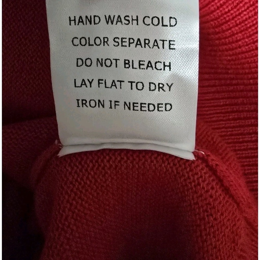 Le Lis Sweater Womens Small Red Georgia Knit NWT - Picture 6 of 6